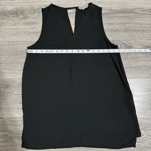 Pleione Women Black Sleeveless Relaxed Business Casual Tank Top Size S Made USA