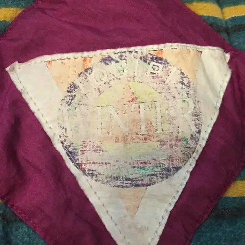 Equipt Winter Vintage Magenta Coat Size Small Pink