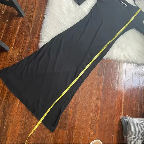 Solid & Striped Black Midi Dress Half Sleeve NWOT