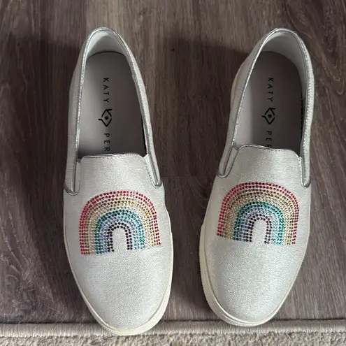 The Kerry Canvas Rainbow Applique Slip