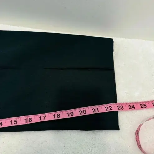 Carven forest green front slit pants trousers capri crop size 40