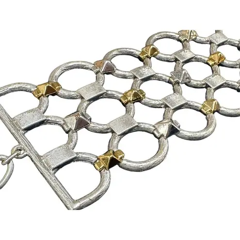 Stella & Dot Jewelry Marnie Link Bracelet Gold/Silver | Size: Fits Sm- Lg Wrists