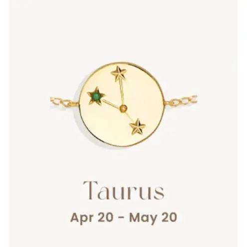 Boutique NEW “Taurus” Gold Filled Zodiac‎ Constellation Bracelet, 6-8”
