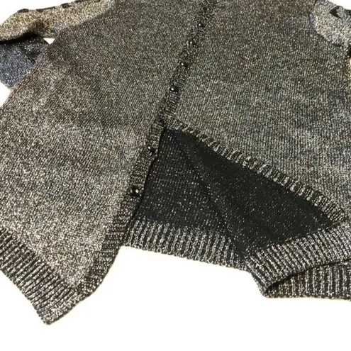 Black & Silver Metallic Rear Button