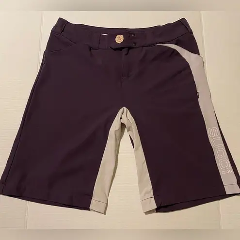 Sugoi Women’s Lucy Two Tone Purple Cycling Sport Shorts MED