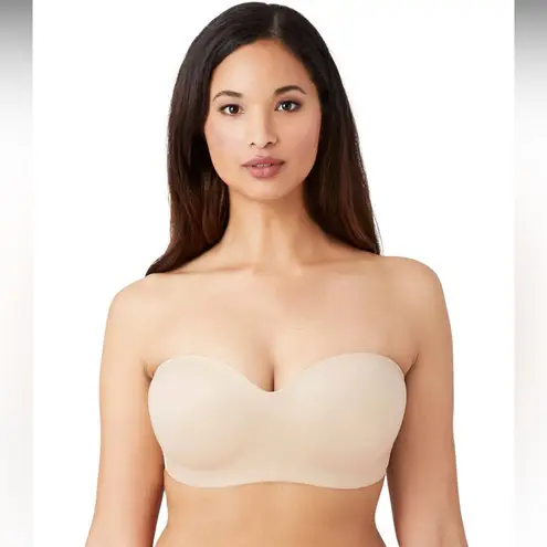 Wacoal 854372 Tan Nude Staying Power Strapless Wire Free Bra NEW 32D