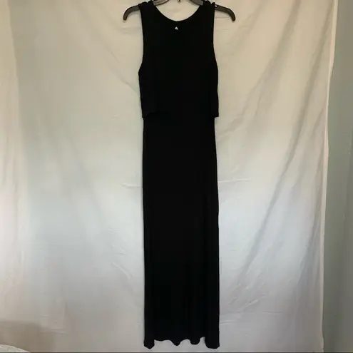 Heart soul ribbed sleeveless tank maxi dress size medium