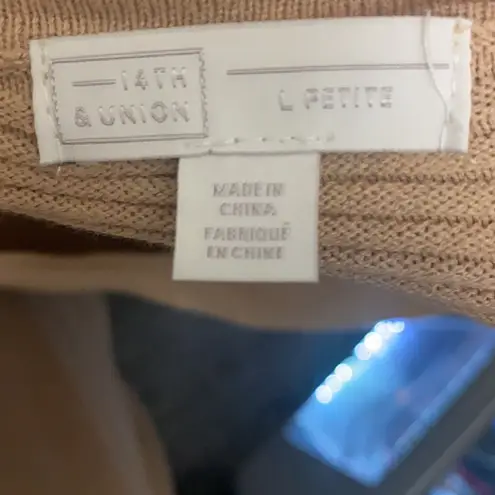 14th & Union Boatneck Ribbed Knit Top