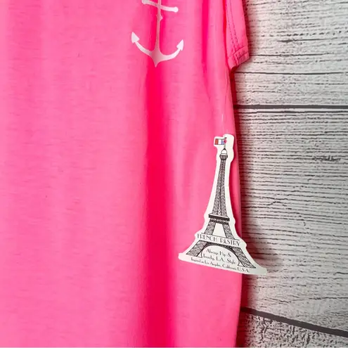 French Pastry NWT Hot Pink “Hope is the Anchor to my Soul” Tank Top Size Medium