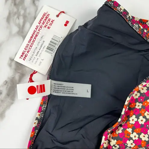 Solid & Striped NWT The Elsa Bikini Swimwear Bottom in Ditsy Floral Size Large