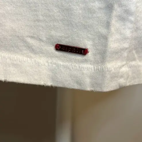 🆕 n: philanthropy Harlow distressed BFF white tshirt XS BIN G