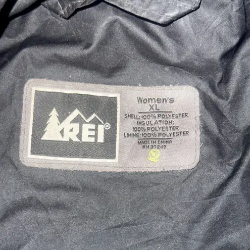 REI Co Op Jacket Black Trail Made Hoodie 2011 Women's Size XL