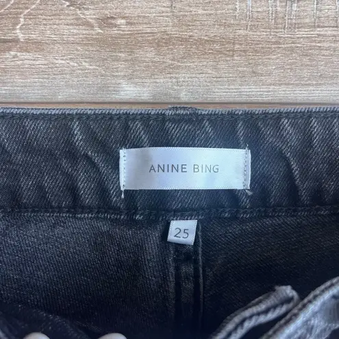 ANINE BING Frida Jeans Charcoal Wash Size 25
