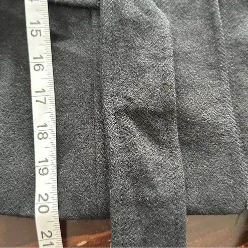 J.Crew VTG  Robert Noble Scottish Wool Tie Front Cropped Blazer Black 4