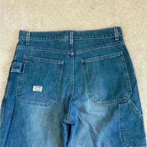 Old Navy  high rise wide leg blue jeans in size 34