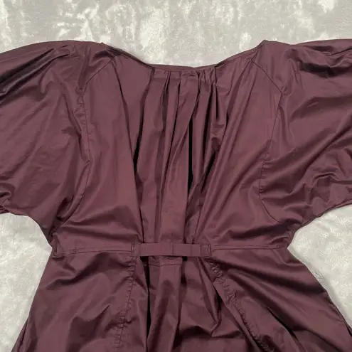 COS Dress 6 Puff Sleeve Midi Prairie Cottage Milkmaid Witchy Goth Flowy Pleated