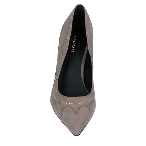 ALLSAINTS NWT Zehra Studded Pump In Taupe Suede 9