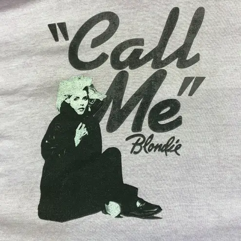 Blondie Call Me Rock Crop Top Size 2X Silver