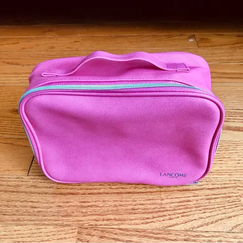 Lancôme Cosmetic Square Pink Bag NWT