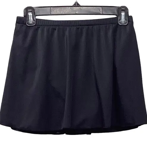 Ruby Ribbon shapewear skort/swim skirt. Medium Black