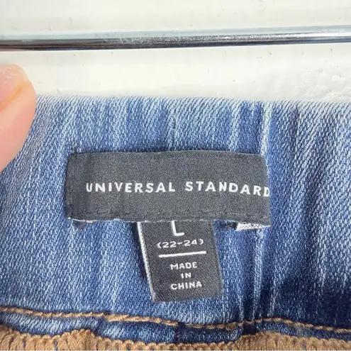 Universal Standard Pull On Jeans Blue Size 22/24 (L) Stretchy Casual Skinny Fit - Image 5