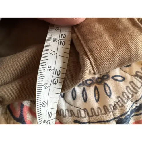 C.J. Banks Khaki Pants Relaxed Fit Pleated Front Casual Trousers Slacks 24W Tan Size undefined