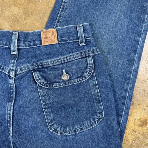 Vtg 90s Lee Riders Women's Jeans 8L Blue High Rise USA Made Chore Utility Denim Size undefined