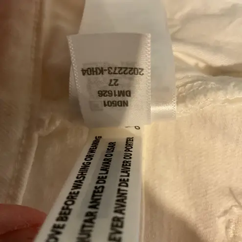 Madewell  Women's The Perfect Vintage Straight Leg Denim Jeans Tile White Size 27