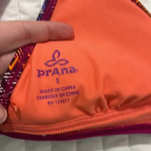 prAna Women’s Triangle Bikini Top Halter Ties Size Small