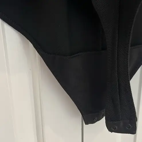 Athleta NWT Rib Bodysuit in Powervita Black Size Small