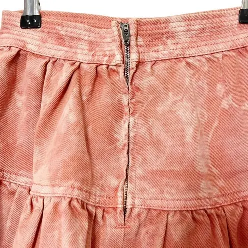 Ulla Johnson Astrid A-Line Skirt Women’s Size 0 Pink Aura Wash Runway SP23