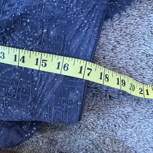 Alex Evenings Alex Evenings Women's Dress Jacket Set Blue Sparkle Embellished MOTB Formal 18W