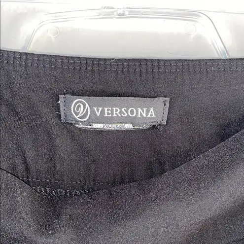 Versona Black Mini Pencil Skirt for Cocktail
