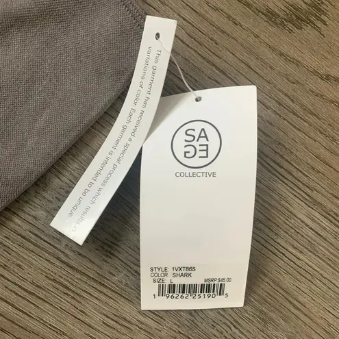 Sage Collective Mesh Boxy Seamless Tank