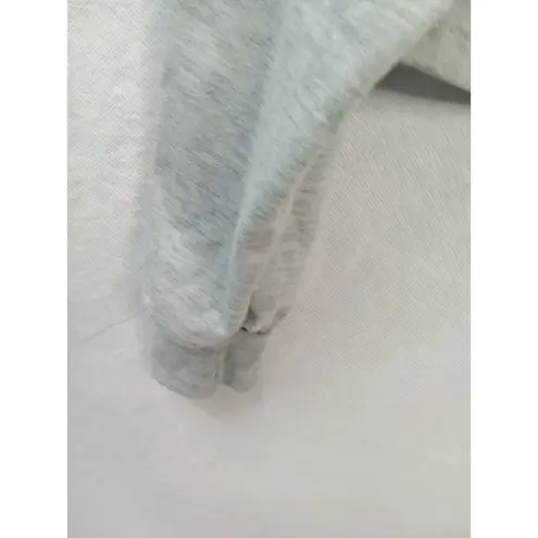 Series 8 crop hooded sweatshirt Grey large athletic yoga‎ workout Gray