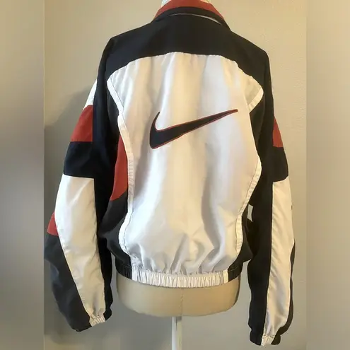 Nike Vintage  Sz S Windbreaker Jacket burnt orange White/Black Full Zip