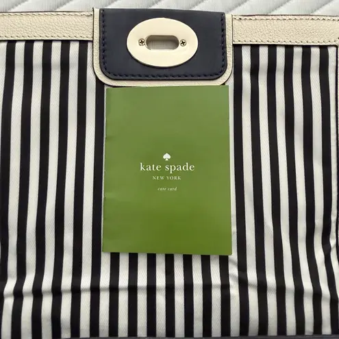 NWT Kate Spade Juliana Hampton Road Crossbody Navy Pebbled Leather Purse Bag Blue