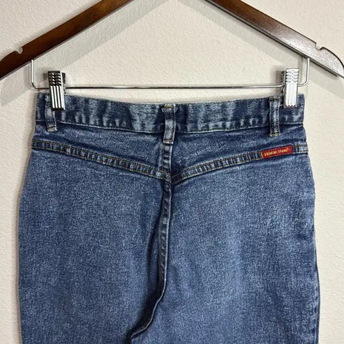 Jordache Med Wash Faded Vintage Mom Jeans 27x29" Size 8