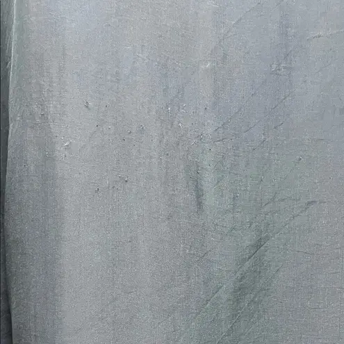 Scandal Italian Slate Blue Ethereal Short Sleeve Blouse Top