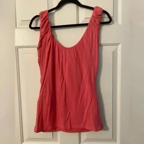 Dots Dressy Tank Top Coral Pink Size Juniors Large‎