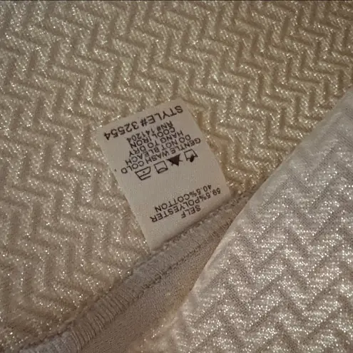 Hem & Thread  Beige Chevron Mini Skirt thumbnail 2