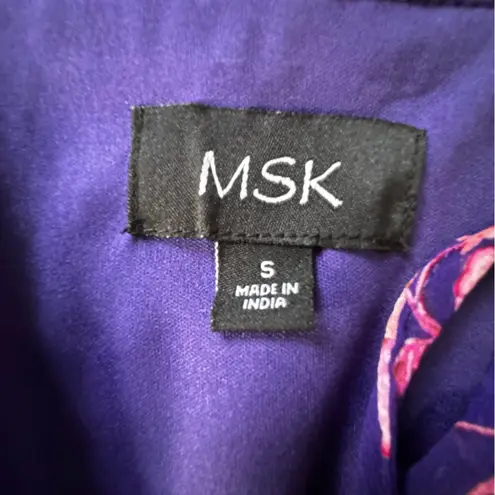 MSK Floral Sleeveless Maxi Dress