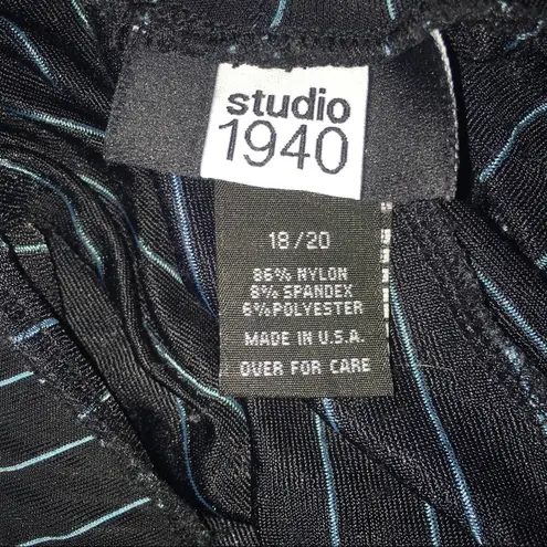 Studio 1940 Pretty pinstriped pants set