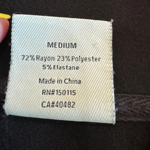 Varley Davidson Womens Half Zip Sweatshirt black size medium