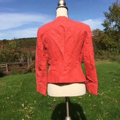 Talbots  Petite Coral Italian Fabric Blazer Sz 10p