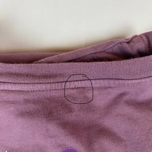 Disney Our Universe The Muses Long Sleeve Purple Graphic Tee Women's Size L