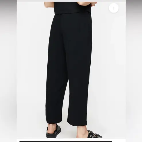 Disturbia Aya Embroidered Linen Blend Balloon Pants Size 4 NWT Black