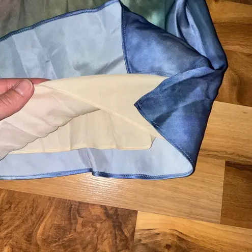 Cami NYC silk Cami Top Blue Gradient Sleeveless Tank Top Layering y2k resort