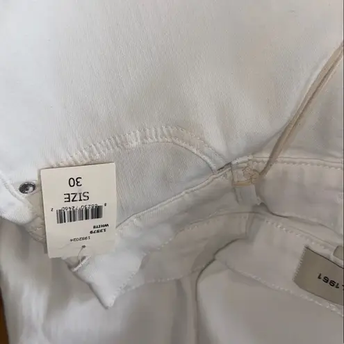 DL1961 NWT $209 Mara Straight Mid Rise Instasculpt Ankle Jeans White SZ-30