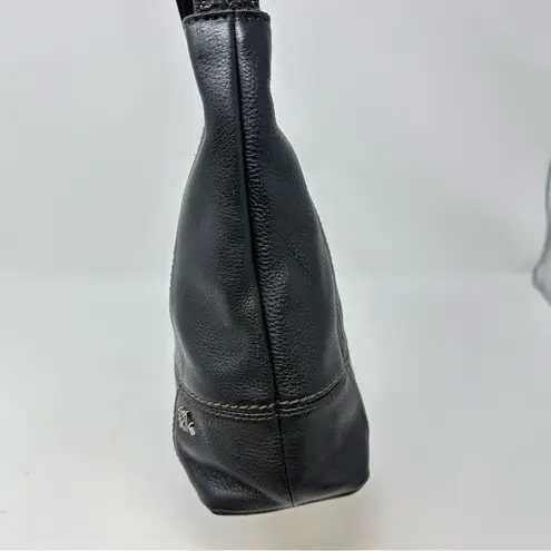 The Sak De Young Hobo Leather Shoulder Bag Black